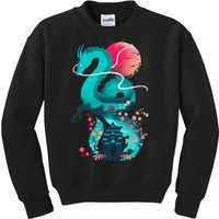 Spirit Dragon Of The River Kids Sweatshirt