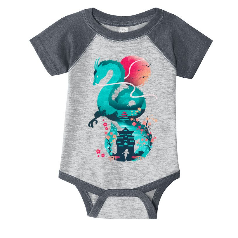 Spirit Dragon Of The River Infant Baby Jersey Bodysuit