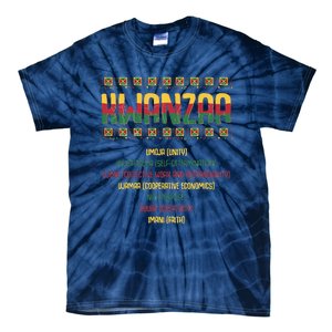 Seven Days Of Kwanzaa Funny African American Graphic Tie-Dye T-Shirt