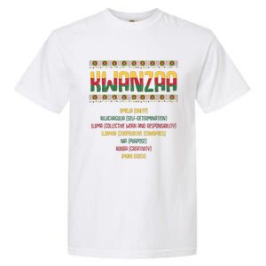 Seven Days Of Kwanzaa Funny African American Graphic Garment-Dyed Heavyweight T-Shirt