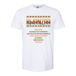 Seven Days Of Kwanzaa Funny African American Graphic Softstyle CVC T-Shirt