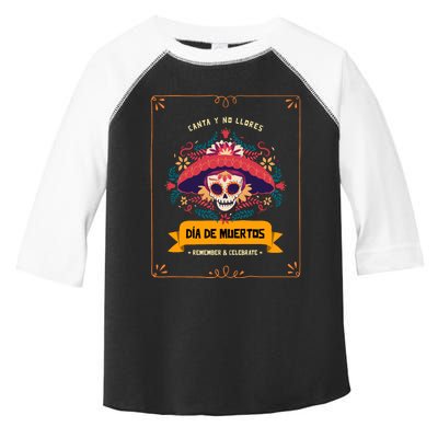 Skull Day Of The Dead Dia De Los Muertos Flowers Gift Toddler Fine Jersey T-Shirt