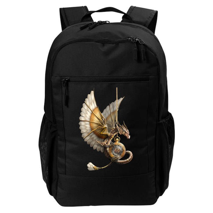 Steampunk Dragon On Watch Vintage Backpack