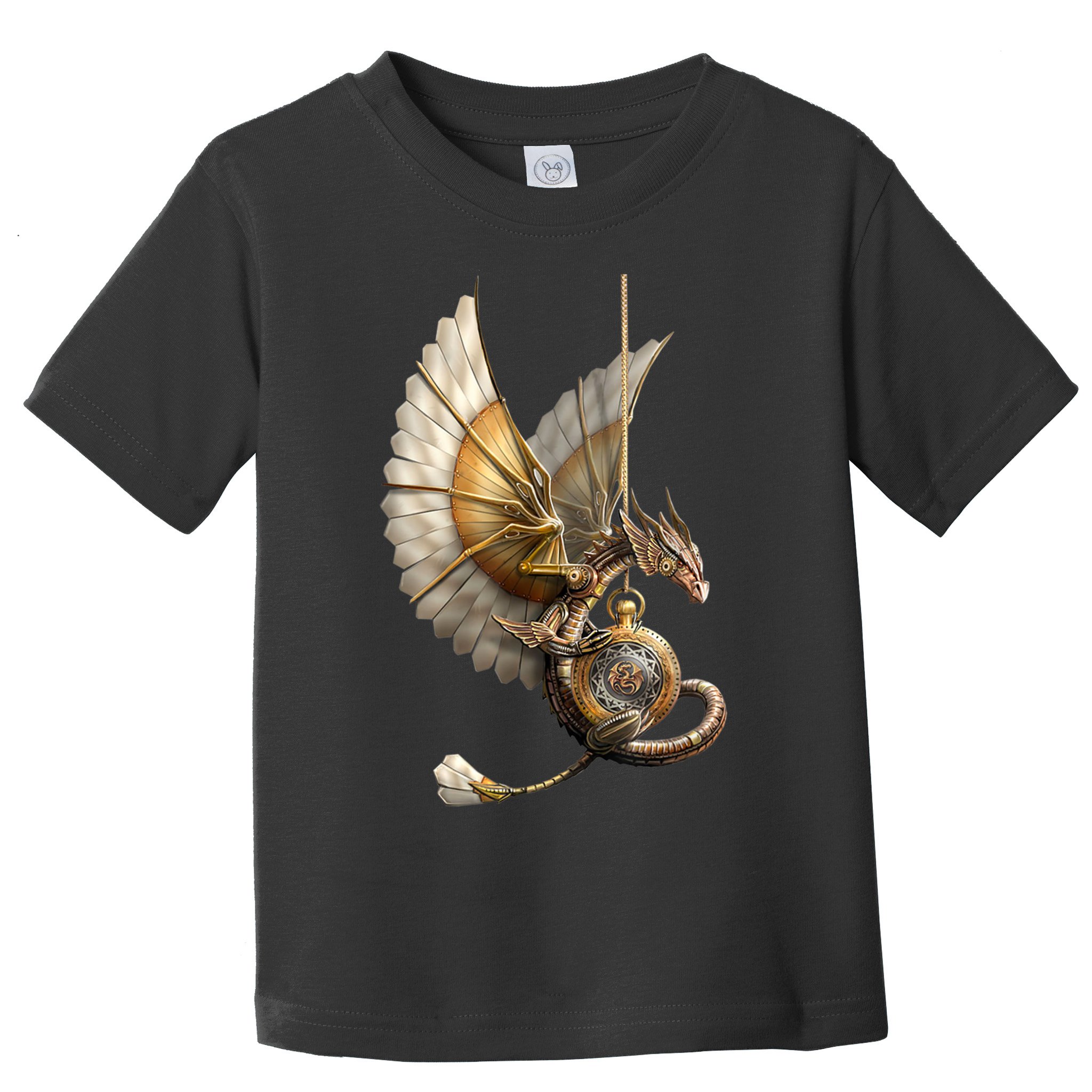 Steampunk Dragon On Watch Vintage Toddler T-Shirt