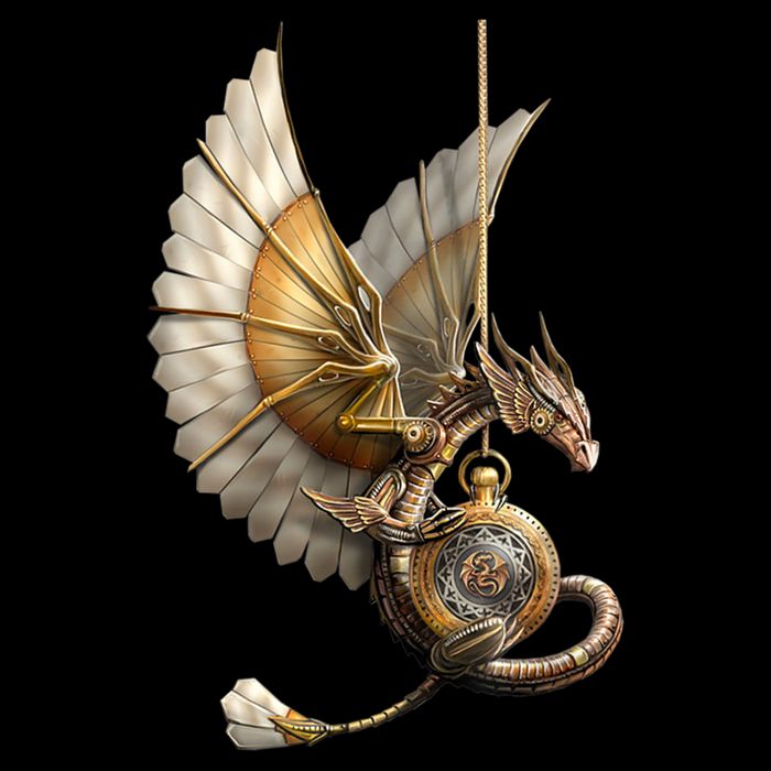 Steampunk Dragon On Watch Vintage Visor
