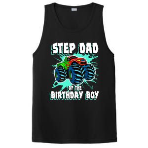 Step Dad Of The Birthday Boy Monster Truck Birthday Party PosiCharge Competitor Tank