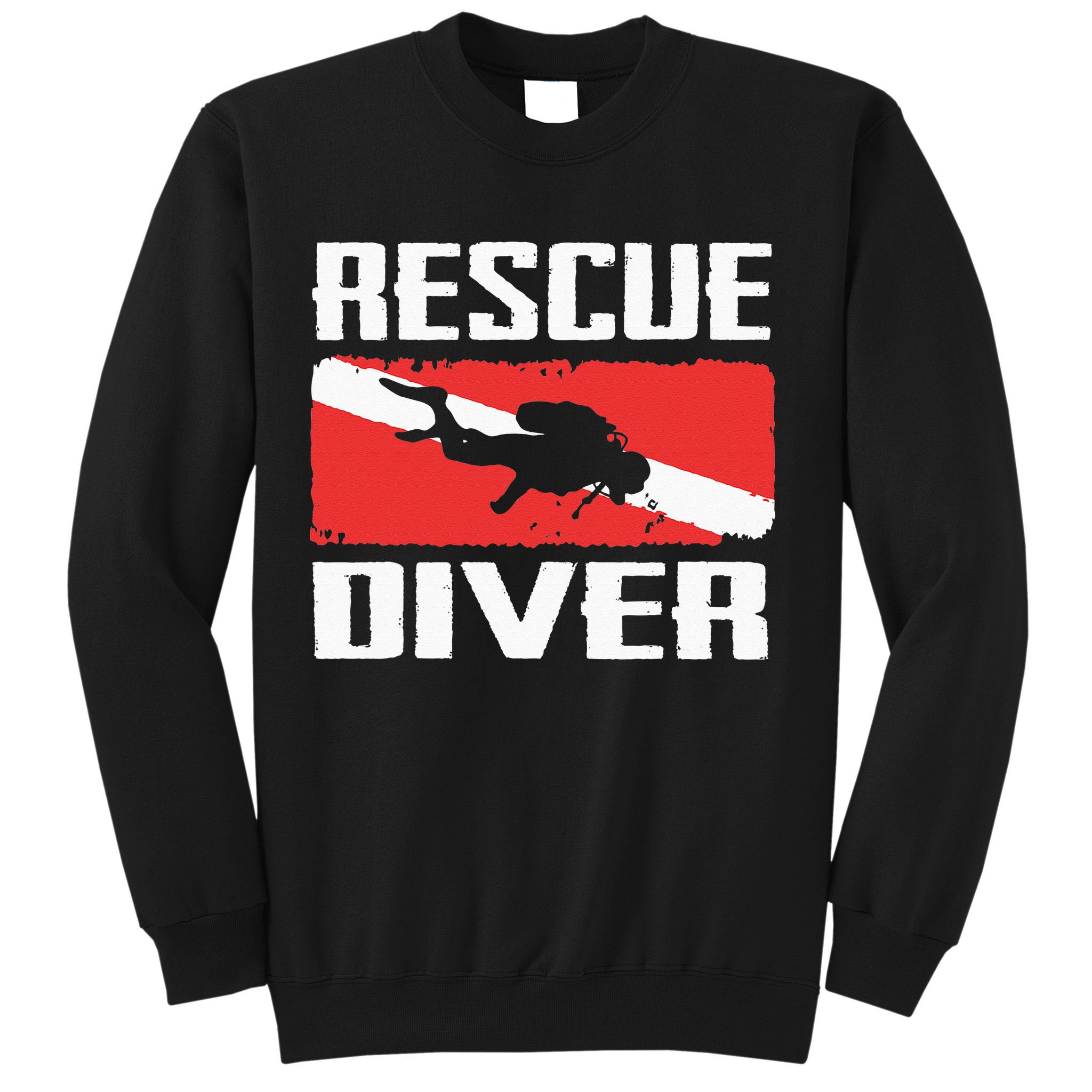 Scuba Diving Ocean Diver Rescue Diver Sweatshirt