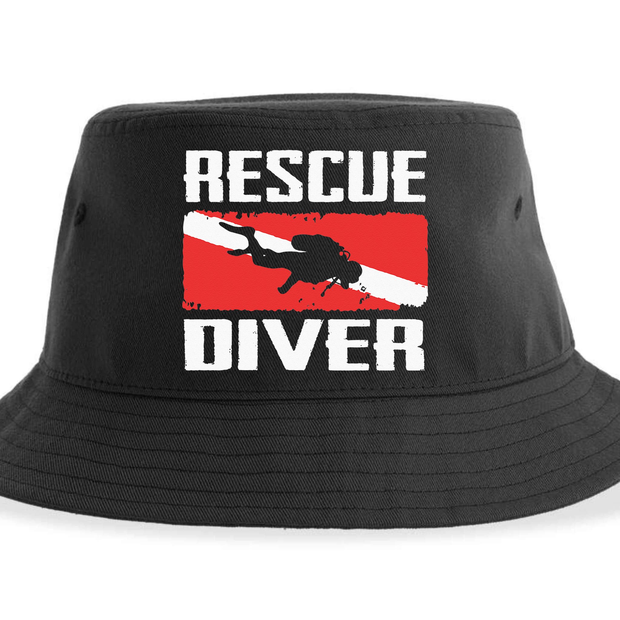 Scuba Diving Ocean Diver Rescue Diver Sustainable Bucket Hat