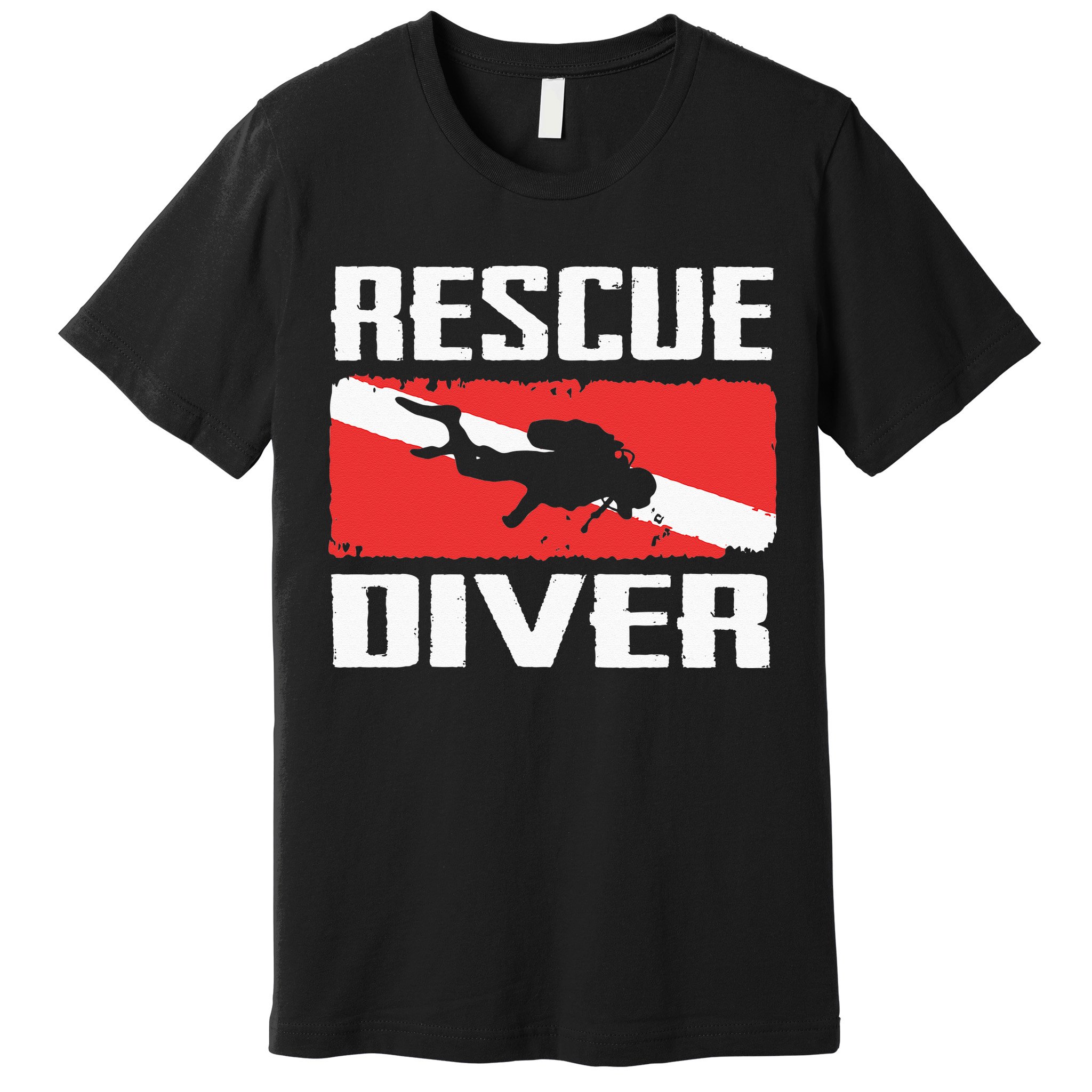 Scuba Diving Ocean Diver Rescue Diver Premium T-Shirt