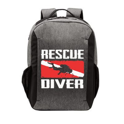 Scuba Diving Ocean Diver Rescue Diver Vector Backpack