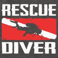 Scuba Diving Ocean Diver Rescue Diver Vector Backpack
