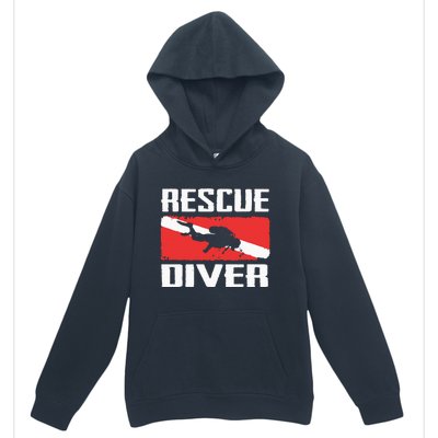 Scuba Diving Ocean Diver Rescue Diver Urban Pullover Hoodie