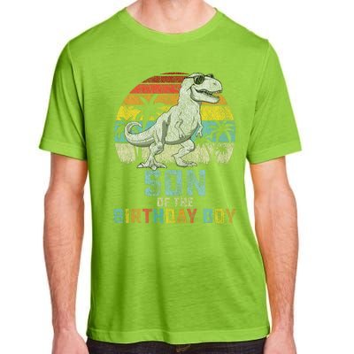 Son Dinosaur Of The Birthday Matching Family Adult ChromaSoft Performance T-Shirt