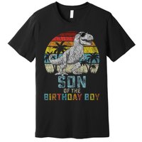 Son Dinosaur Of The Birthday Matching Family Premium T-Shirt