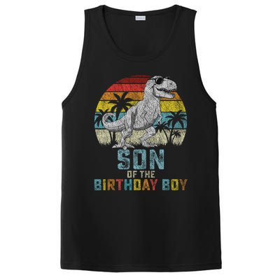 Son Dinosaur Of The Birthday Matching Family PosiCharge Competitor Tank