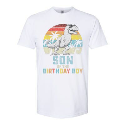 Son Dinosaur Of The Birthday Matching Family Softstyle CVC T-Shirt