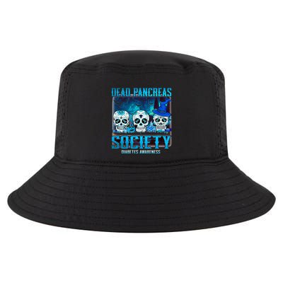 Skull Dead Pancreas Society Diabetes Awareness Halloween Cool Comfort Performance Bucket Hat