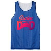 Swim Dad Proud Swimming Dad Of A Swimmer Dad Swim Father Gift Mesh Reversible Basketball Jersey Tank