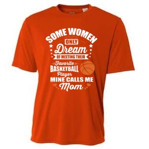 Some Dream Proud Basketball Mom Gift Cooling Performance Crew T-Shirt