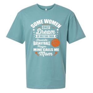 Some Dream Proud Basketball Mom Gift Sueded Cloud Jersey T-Shirt