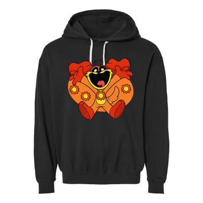 Smiling Dog Plush Critters Garment-Dyed Fleece Hoodie