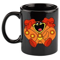 Smiling Dog Plush Critters 11oz C Handle Ceramic Mug
