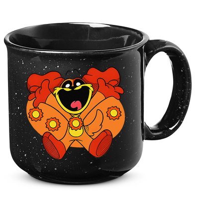 Smiling Dog Plush Critters 15oz Campfire Ceramic Mug