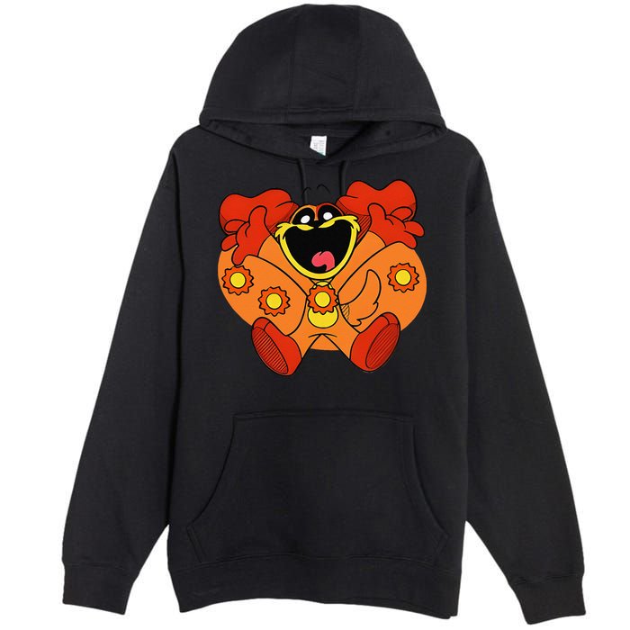 Smiling Dog Plush Critters Premium Pullover Hoodie