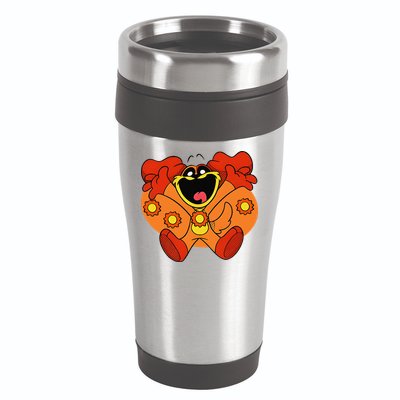 Smiling Dog Plush Critters 16oz Travel Tumbler