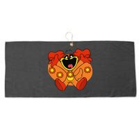 Smiling Dog Plush Critters Large Microfiber Waffle Golf Towel