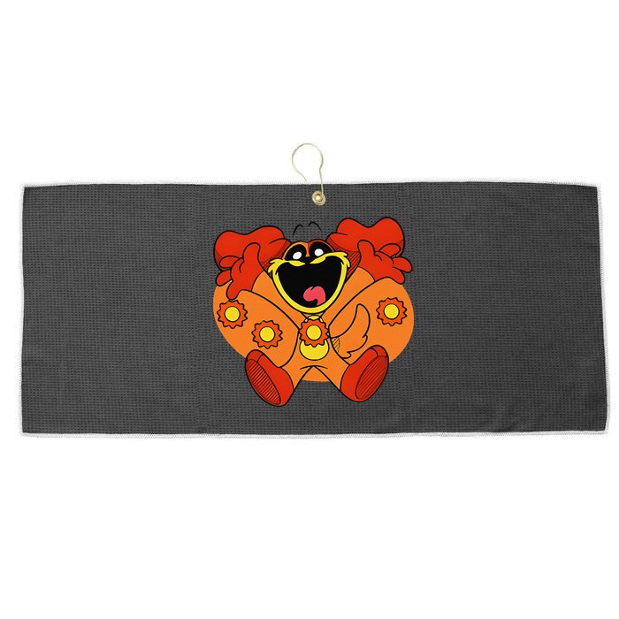 Smiling Dog Plush Critters Large Microfiber Waffle Golf Towel