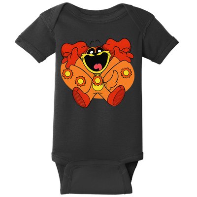 Smiling Dog Plush Critters Baby Bodysuit