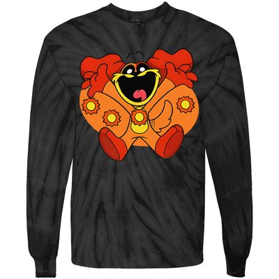 Smiling Dog Plush Critters Tie-Dye Long Sleeve Shirt