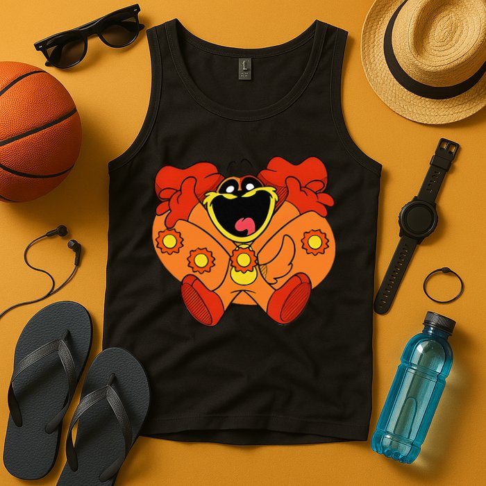 Smiling Dog Plush Critters Tank Top