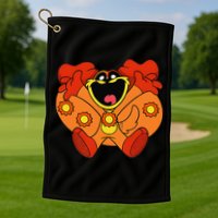 Smiling Dog Plush Critters Golf Towel