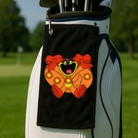 Smiling Dog Plush Critters Golf Towel
