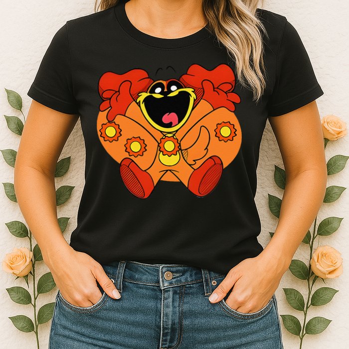 Smiling Dog Plush Critters Womens T-Shirt