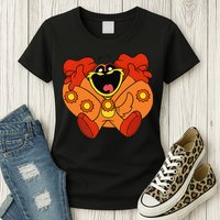 Smiling Dog Plush Critters Womens T-Shirt