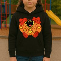 Smiling Dog Plush Critters Kids Hoodie