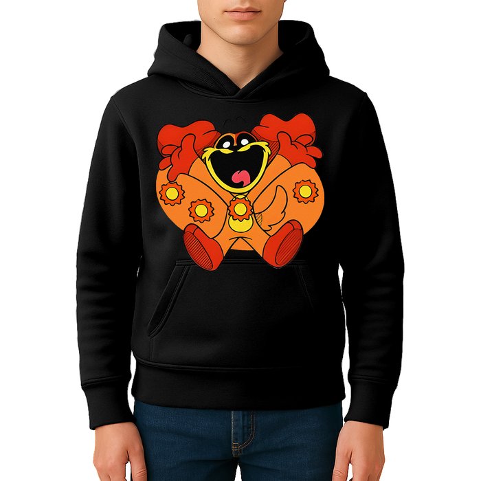 Smiling Dog Plush Critters Kids Hoodie