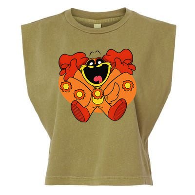 Smiling Dog Plush Critters Garment-Dyed Women's Muscle Tee