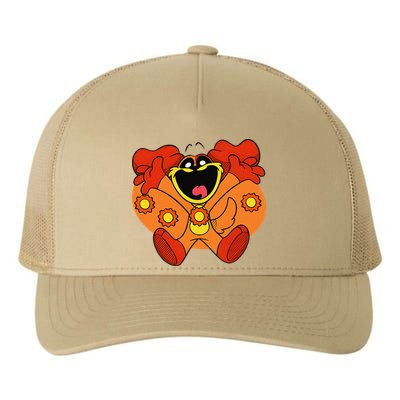 Smiling Dog Plush Critters Yupoong Adult 5-Panel Trucker Hat