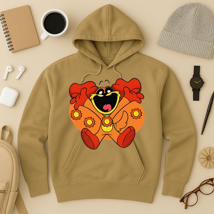 Smiling Dog Plush Critters Hoodie