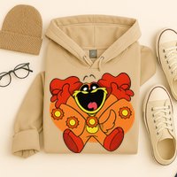 Smiling Dog Plush Critters Hoodie