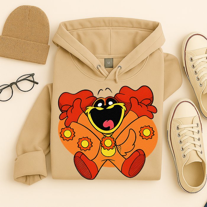 Smiling Dog Plush Critters Hoodie