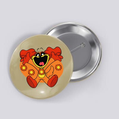 Smiling Dog Plush Critters Button