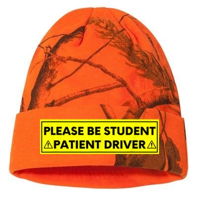 Student Driver Please Be Patient Funny Quote Kati Licensed 12" Camo Beanie