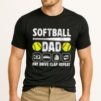 Softball Dad Pay Drive Clap Dad Of A Softball Player Father Cool Gift Cooling Performance Crew T-Shirt