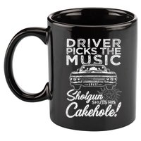 Supernatural Driver Picks Music 11oz C Handle Ceramic Mug