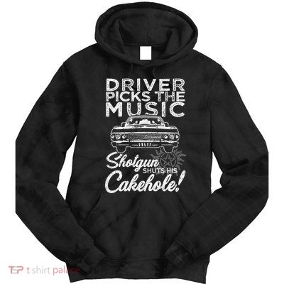 Supernatural Driver Picks Music Tie Dye Hoodie